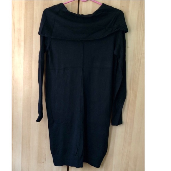 Express Cowl Neck Knit Sweater Dress - Picture 2 of 5